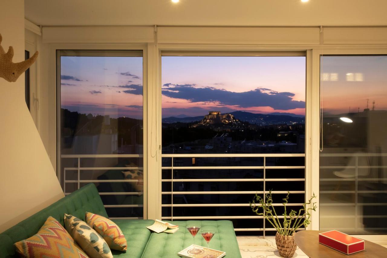 Stunning Acropolis View Apartment Atenas Exterior foto