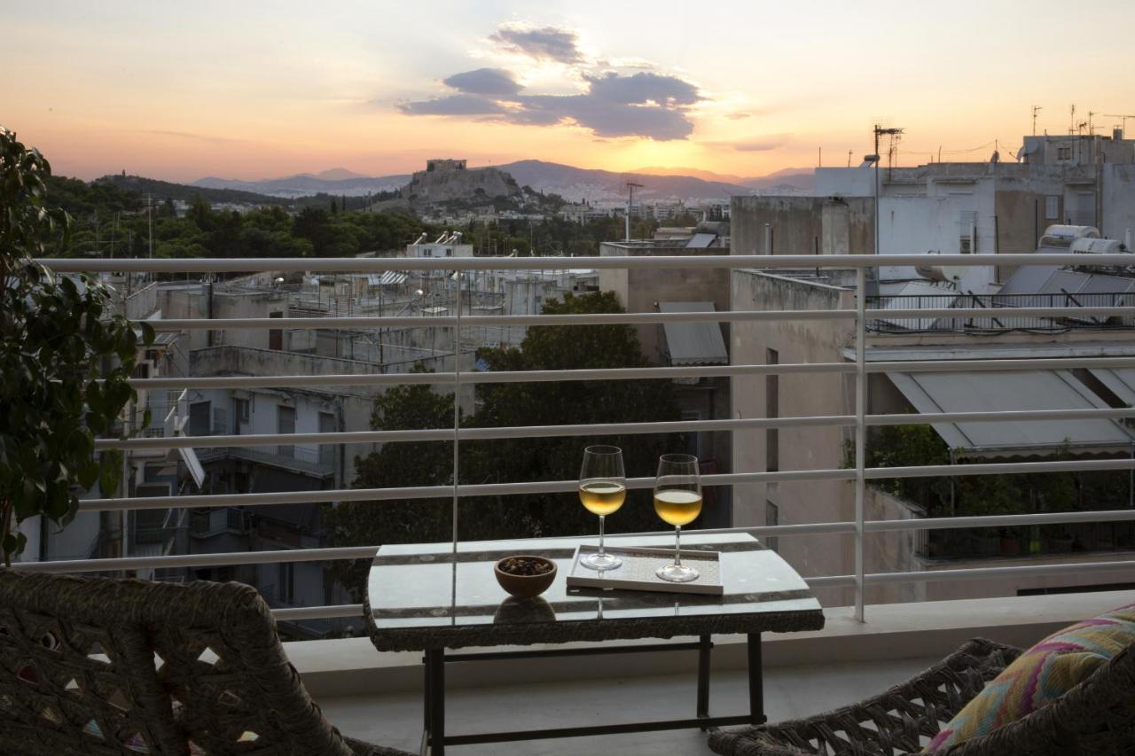 Stunning Acropolis View Apartment Atenas Exterior foto